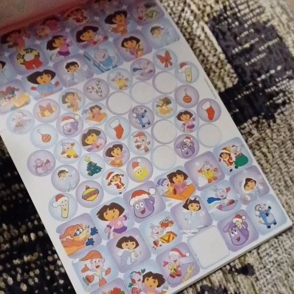 Free Add-on Nickelodeon Dora the Explorer Stickerland Sticker Book - Incomplete - Picture 4 of 5
